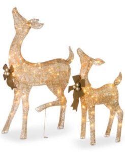 ciervos de navidad decoración