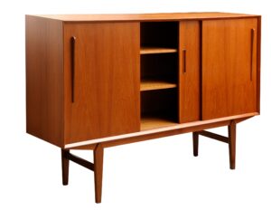 Un bar buffet de madera