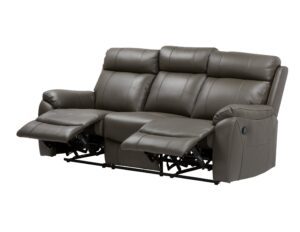 sofa desplegable de color marron