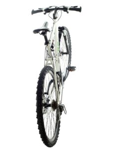 bicicleta de cambios color blanco